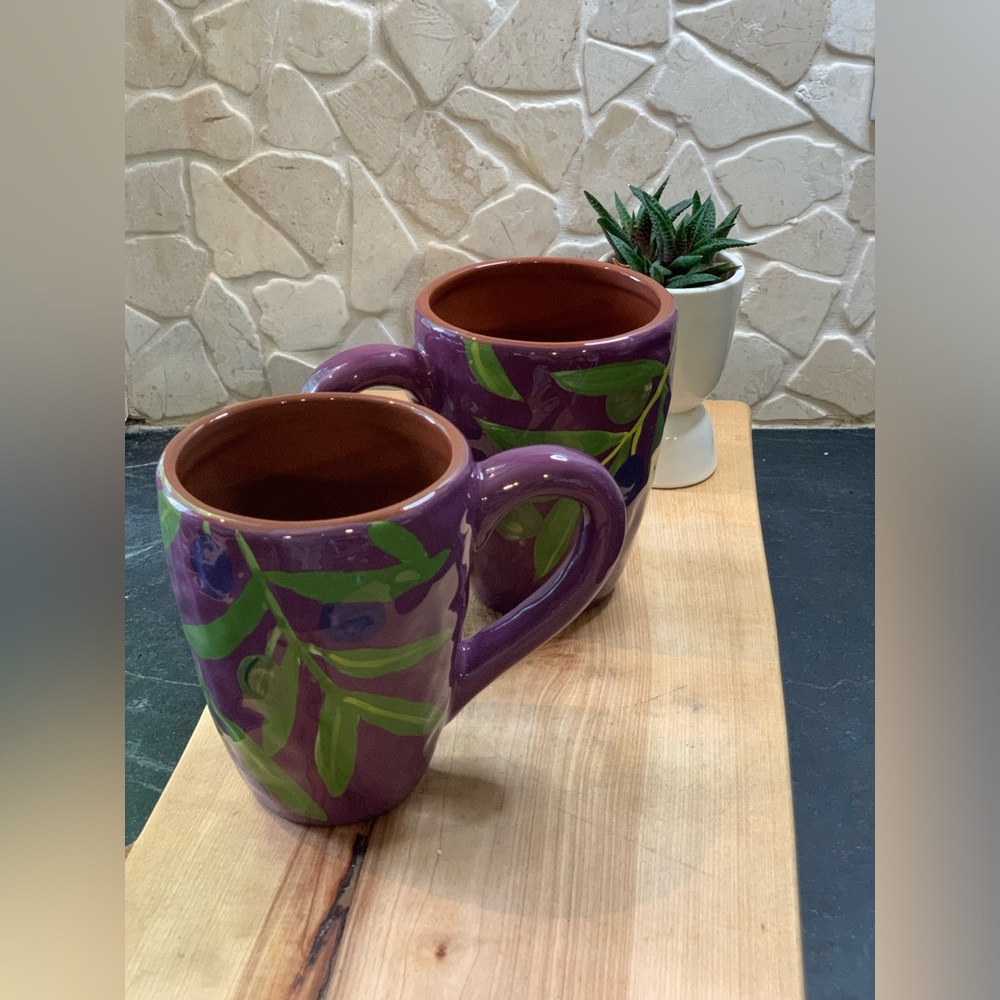 TAG | Set of 2 | Hand Painted Mugs